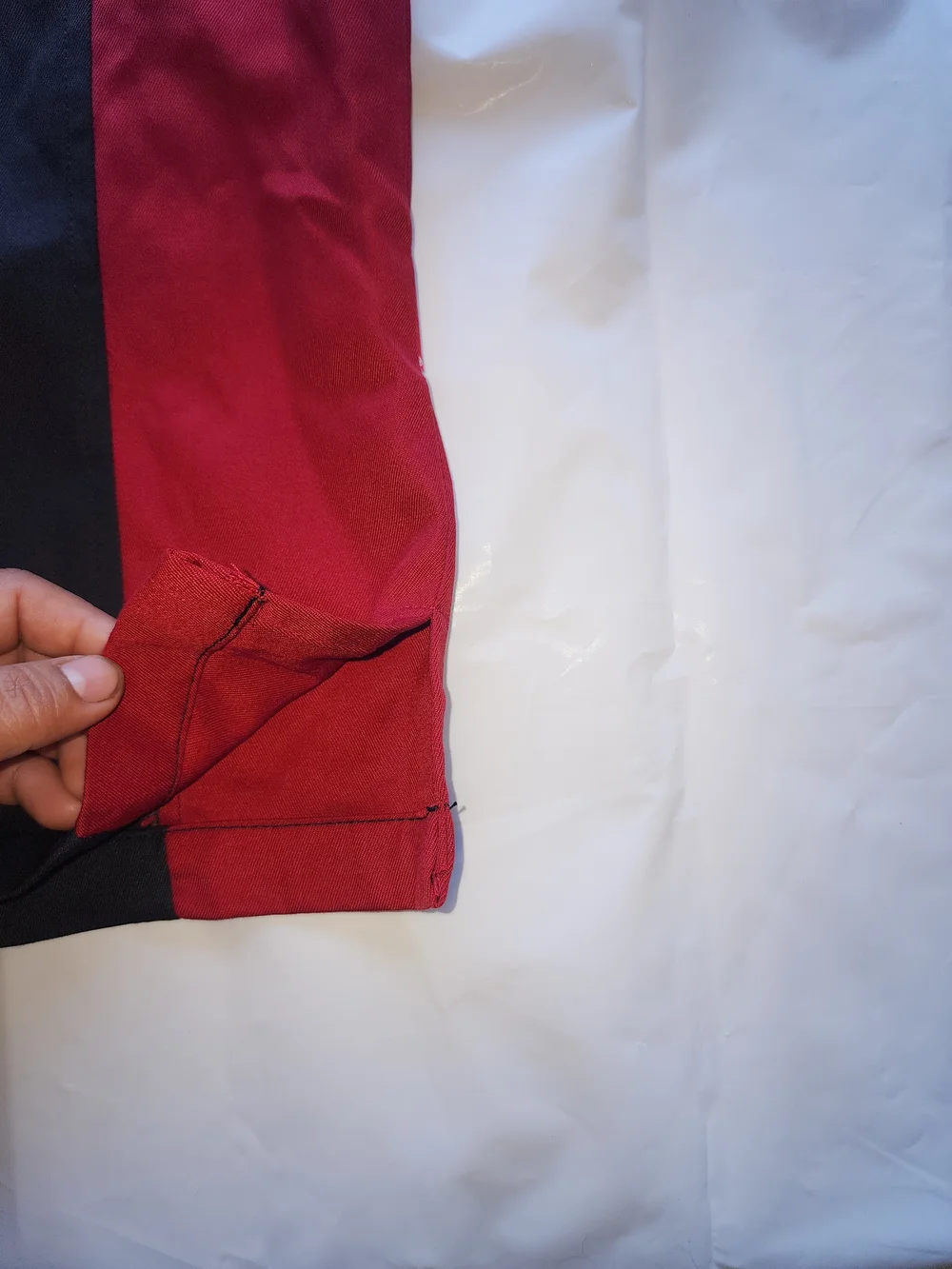 AMOLONGO Men's Industrial Work Shirt Black/ RED Size 3L New!!!!...